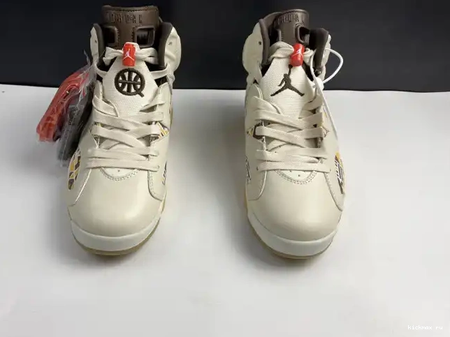 Rep MAX Retro Brown Quai54 Jordan 6 (2020) Sail CZ4152-100 AIR 0423